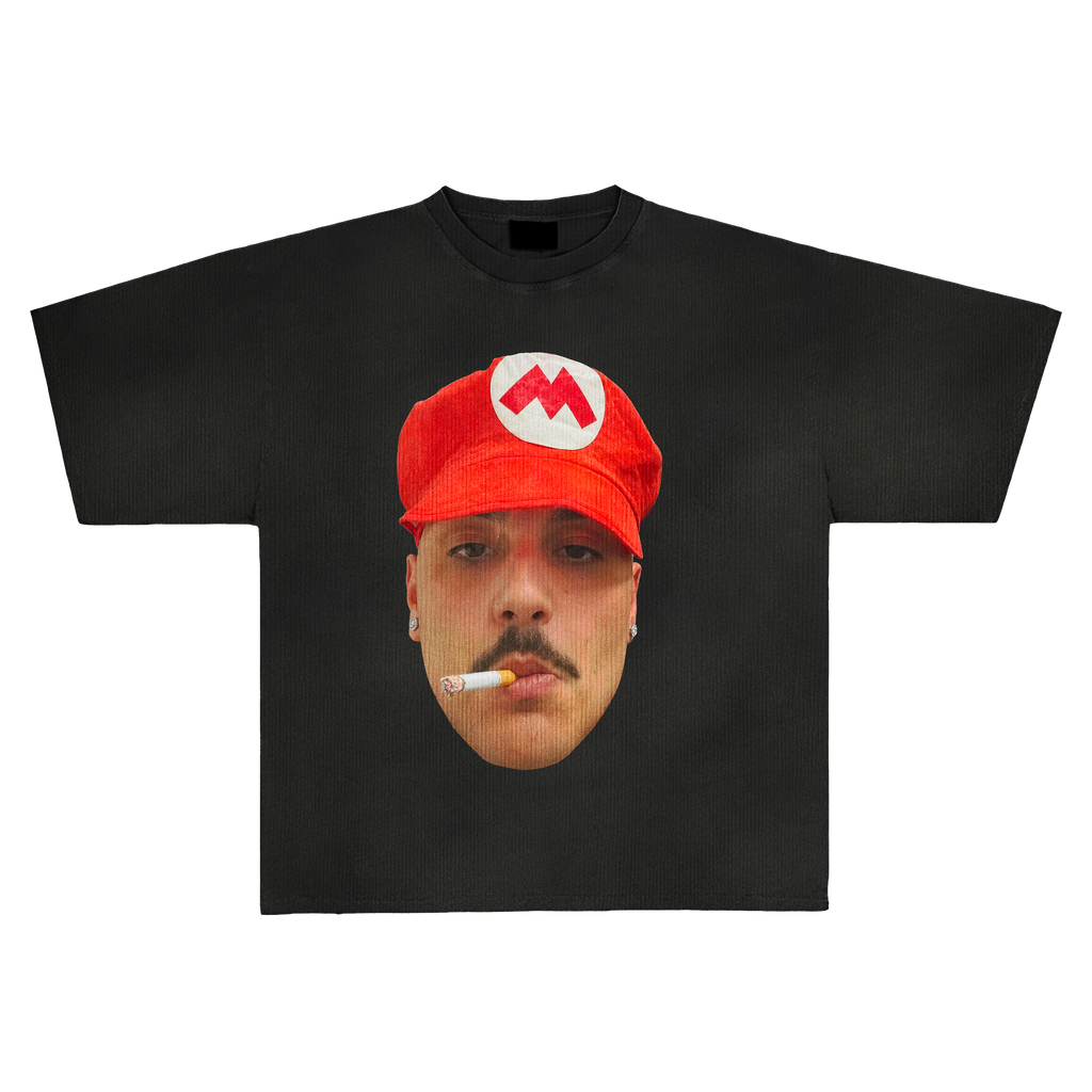 PAPA V MARIO FACE TEE