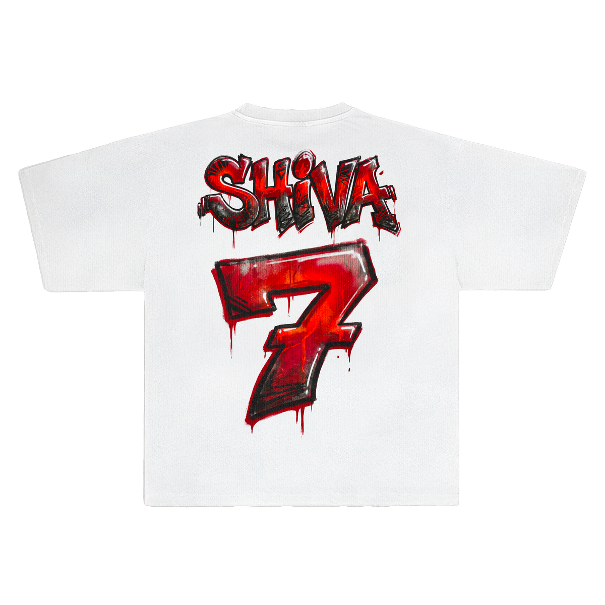 SHIVA FACE GRAFFITI TEE